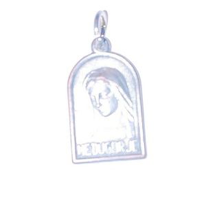 Copper, Silver Plated Mother Mary Model